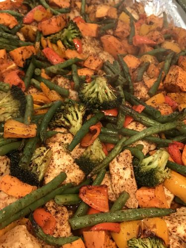 One-Pan Chicken Vegetable Roast