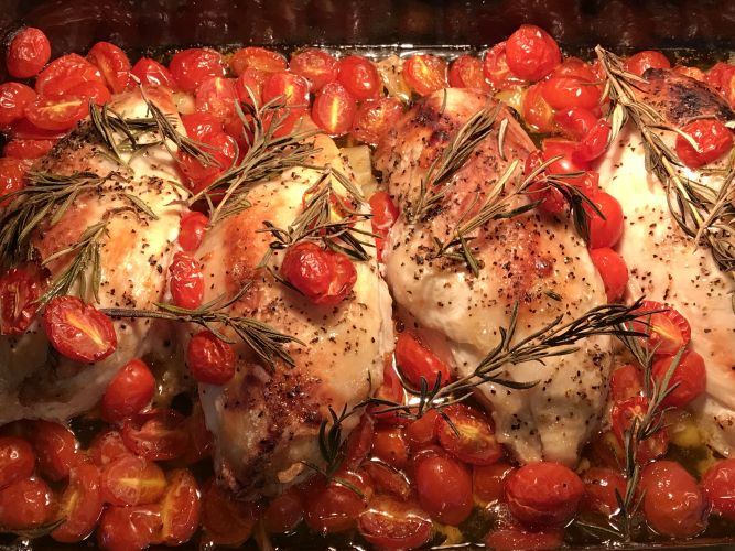 Rosemary Roasted Chicken Breast